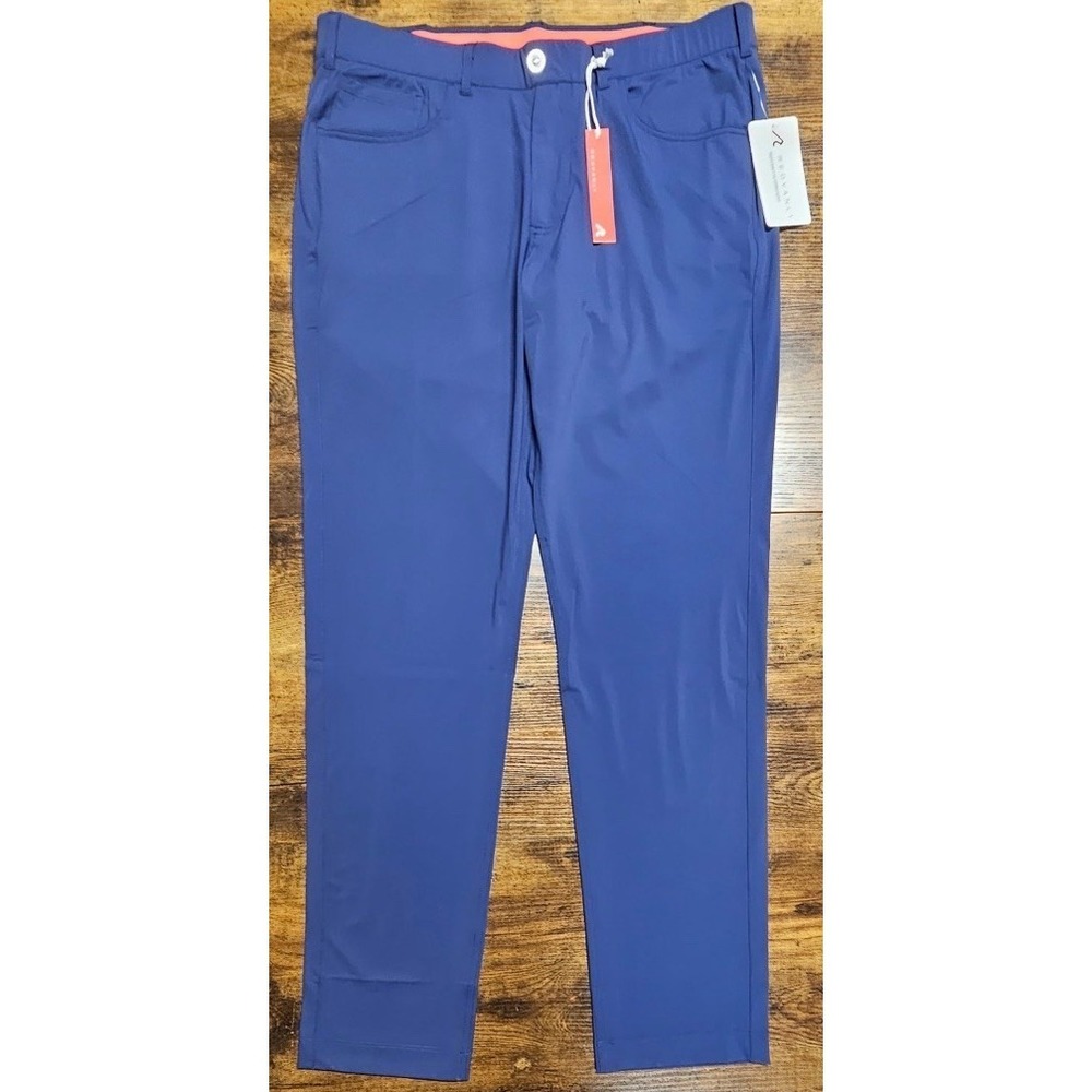 Redvanly Men's Kent Golf Navy Pants Size Large NWT